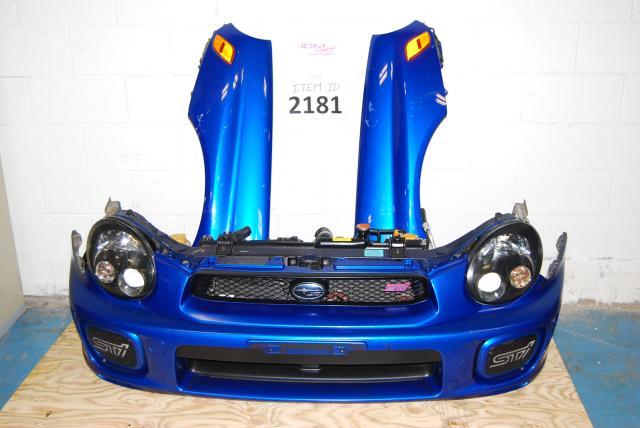 Subaru WRX STi v7 Sedan Nose Cut, Spec C Cooler, HID Headlights, Ballasts & STi Hood Scoop