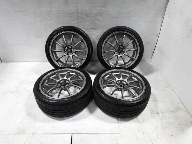 JDM Prodrive 5x100 18x8 Forged Mags with Bridgestone Tires +43 Offset
