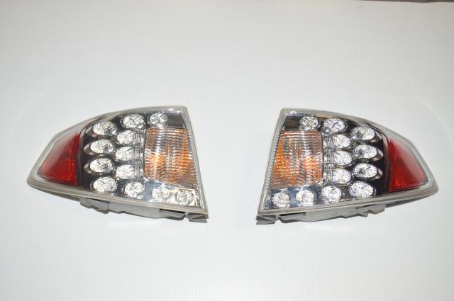 2008-2014 Subaru WRX STI Hatchback Rear Outer Clear Tail Lights 