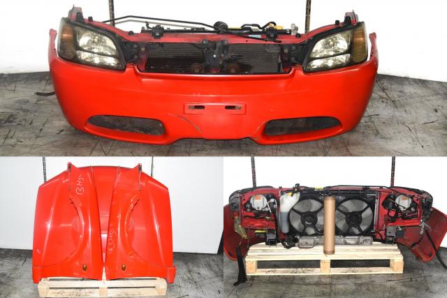 Legacy Euro BE5 Blitzen JDM Nose Cut with Hood, Fenders, Headlights , Trunk, Rear Bumper Cover & Trunk Assembly with Spoiler